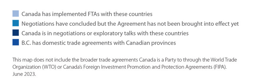 不列顛哥倫比亞省和加拿大自由貿易協定描述 - 圖例